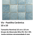 Vis - Pastilha Cerâmica 10 x 10