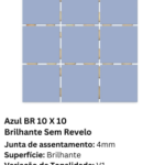 Azul BR 10 X 10