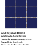Azul Royal AC 10 X 10