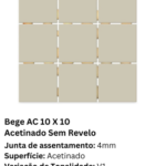 Bege AC 10 X 10