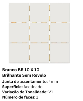 Branco BR 10 X 10
