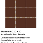 Marrom AC 10 X 10