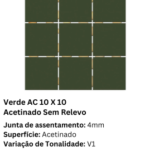 Verde AC 10 X 10