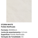 STORM WHITE Polido Retificado